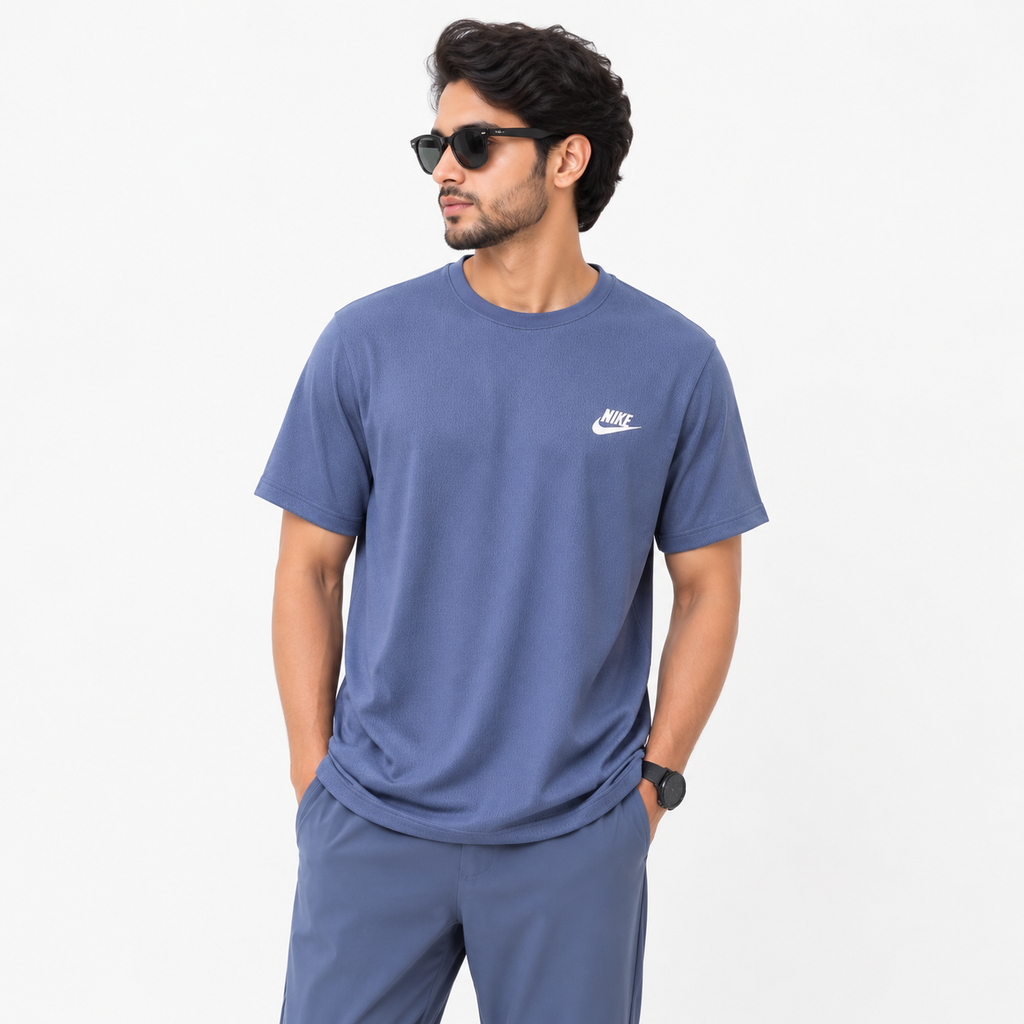 Essential Dri-FIT Training Tee - Dusty Blue