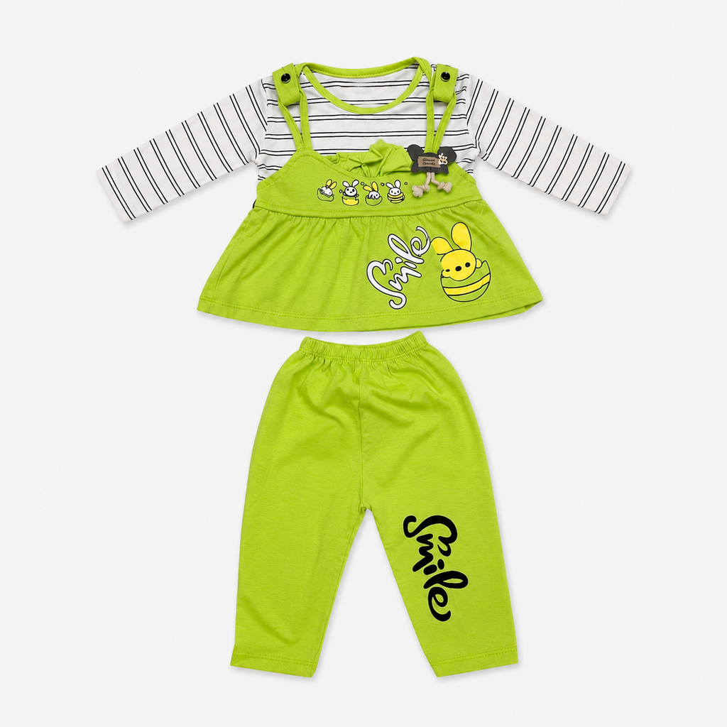 3-Piece Dungaree Set