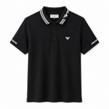 Signature Eagle Pique Polo Shirt - Black