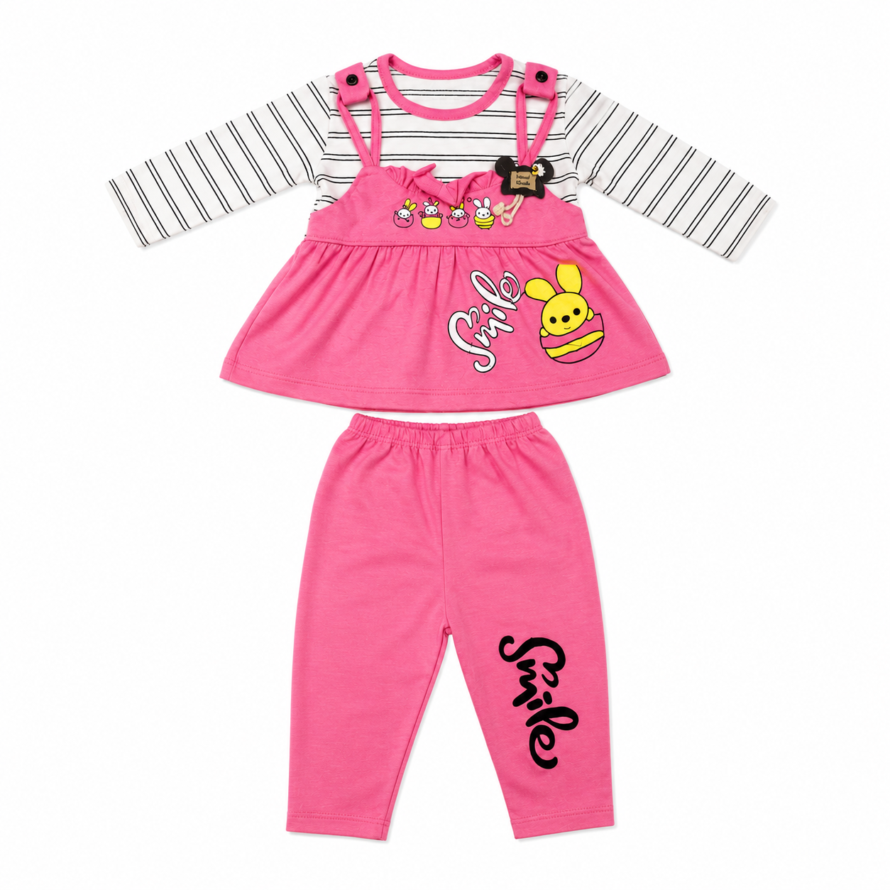 3-Piece Dungaree Set