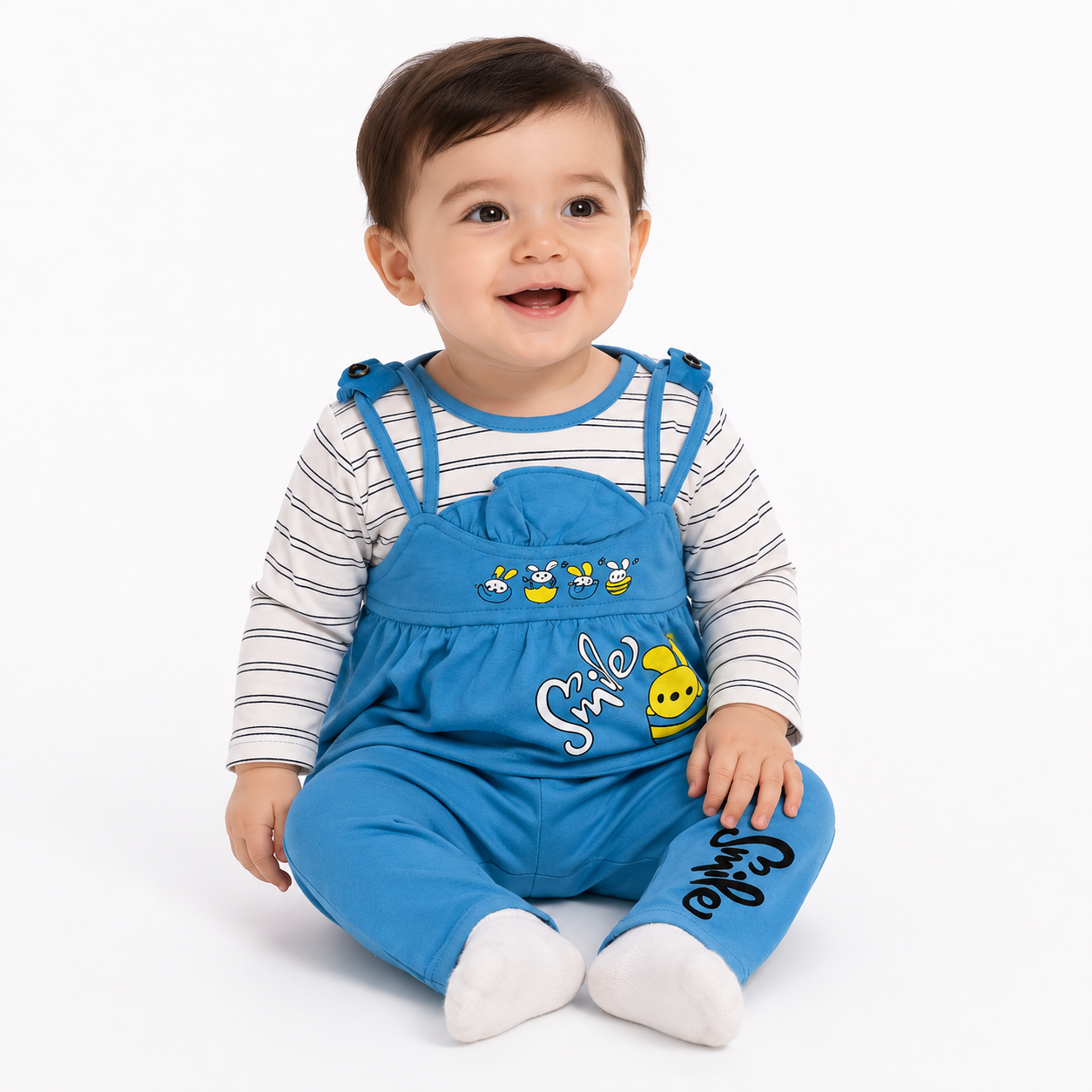3-Piece Dungaree Set